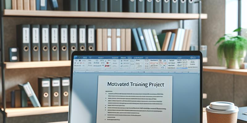 Exemple de Projet de Formation Motivé pour Licence AEI