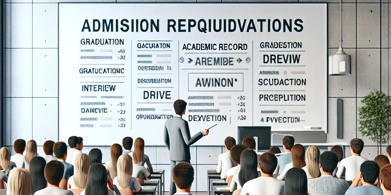 Les Conditions d'Admission en Licence AEI